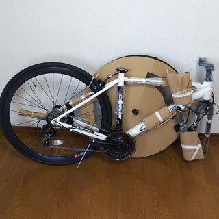 【ご成約済み】カノーバー クロスバイク 自転車  21段変速  CAC-028 ホワイトの画像