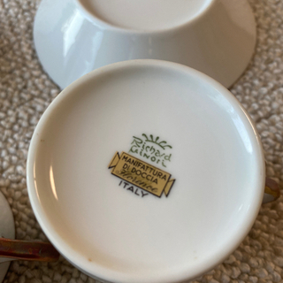 【取引中】イタリア製　コーヒーカップ　コーヒーソーサーの画像