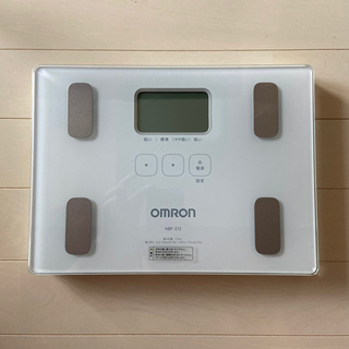 OMRON オムロン 体重体組成計 HBF-212 カラダスキャンの画像