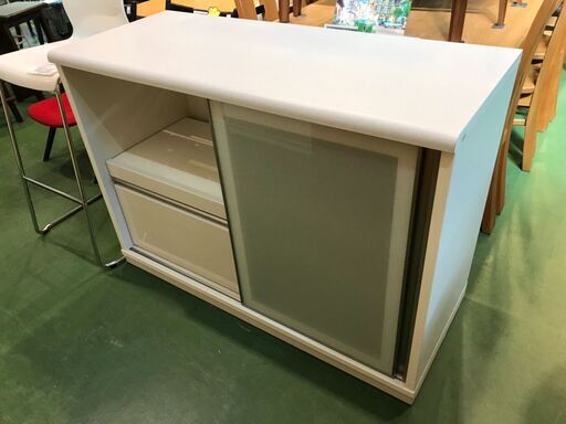 【愛品館八千代店】ニトリ　キッチンカウンター　リーフ120CT【愛八KT】