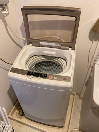 AQUA アクア AQW-GV700E(W) [全自動洗濯機 ガラストップシリーズ 7kg ホワイト]