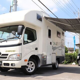 キャンピングカー　H27　カムロード　バンテック　コルドバンクス　ディーゼルターボ　家庭用エアコン　ワンオーナーの画像