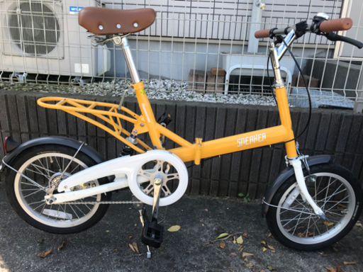ブリヂストン　スニーカー　折りたたみ自転車　美品　16インチ