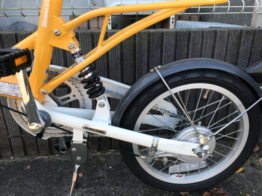 ブリヂストン　スニーカー　折りたたみ自転車　美品　16インチ