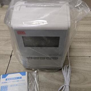 マックス　タイムレコーダー　ER-110S5W　電波時計　未使用の画像