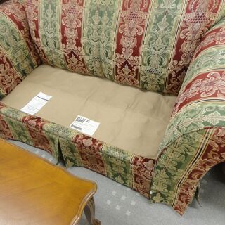 ゴージャスアンティーク風ソファ　２人掛けソファ　モノ市場半田店 131の画像