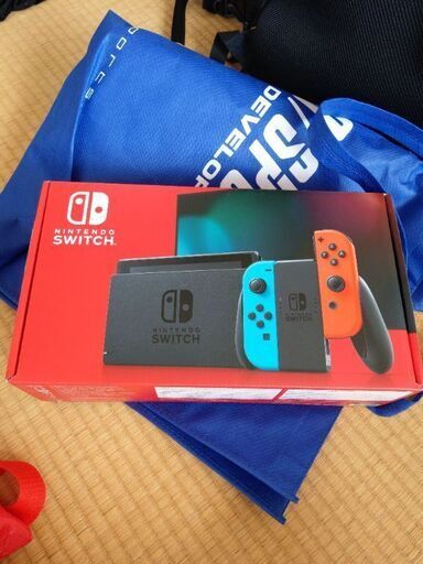 値下げ　新品未開封】任天堂スイッチ Nintendo Switch　バッテリー長時間　新モデル　ネオンブルー/ネオンレッド　HAD-S-KABAA