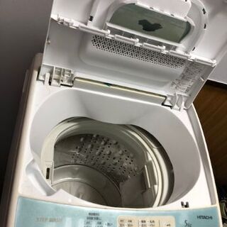 ☆まだまだ現役　洗濯機☆　日立2010年製（5㎏）　無料の画像