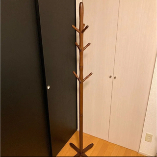ポールハンガー   ハンガーラック　木製の画像
