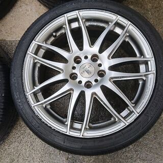 引き取り限定】work sporbo durata 7.5J 18インチ +46 114.3 5穴