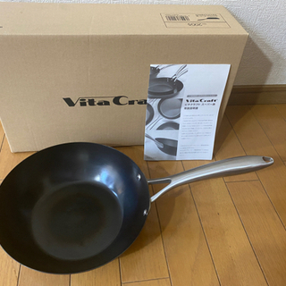 ビタクラフト スーパー鉄 ウォックパン 24cm（箱＋説明書）