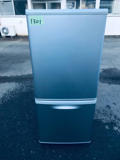 1301番 Panasonic✨ノンフロン冷凍冷蔵庫✨NR-B144W-S‼️