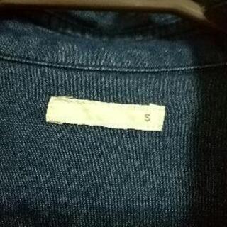 GUデニムシャツ👕　七分袖の画像