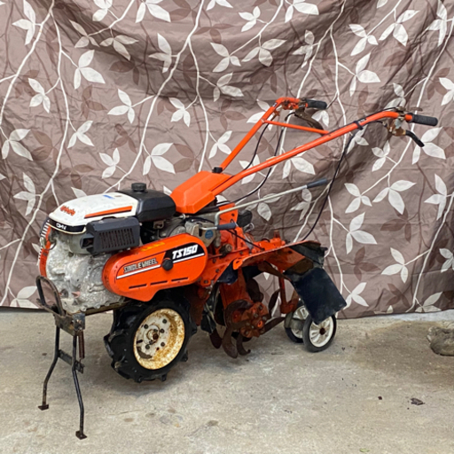 KUBOTAクボタ TS150 一輪管理機 ラグタイヤ 最大5.5馬力 ！