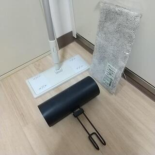無印良品 フローリングモップ マイクロファイバーモップ セットの画像