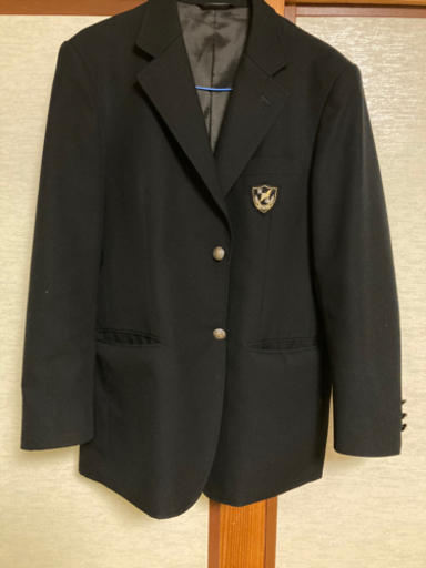 延岡学園　男子制服　ブレザー、ズボン、バッグ