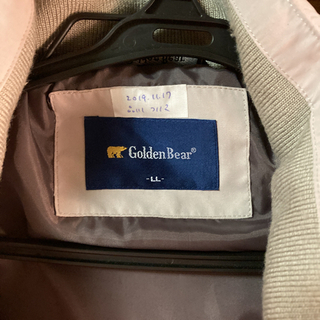 相談中 ジャケット ゴールデンベアgolden bear メンズXL袖ゆき肩から60㎝の画像