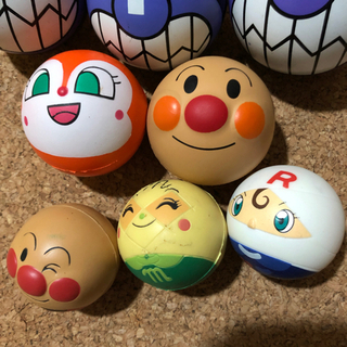 アンパンマン ビニールボール ソフトボール　まとめての画像