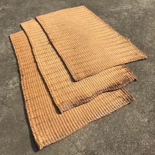 【B】むしろ10枚《筵 蓆 藁 古道具 古農具 古民具 養生資材...