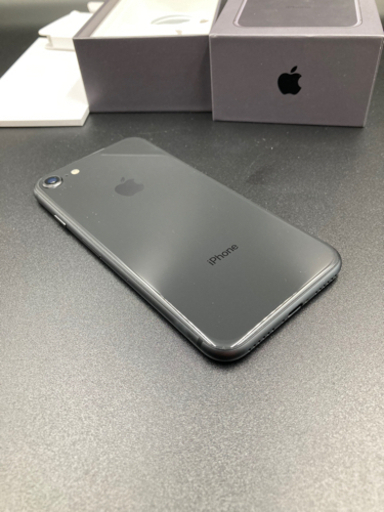 ★SIM解除済★iPhone8 64GBスペースグレイ箱セット★