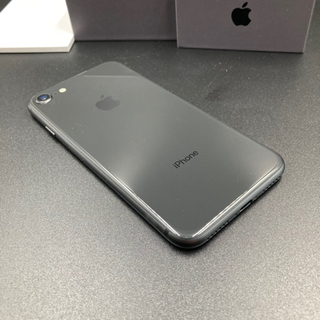 iPhone8 64GB SIMロック解除済み スペースグレイ 本体 元箱付き ☆SIM解除済☆iPhone8 64GBスペースグレイ箱セット☆