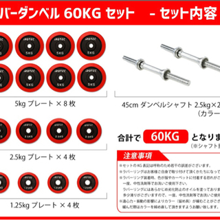 アイロテック　ダンベル 60kg