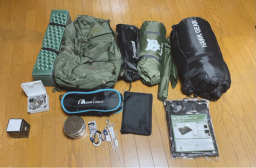 ソロキャンプセット