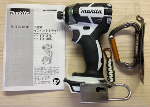 マキタ　TD148 18V  充電式 インパクトドライバ　ホワイト