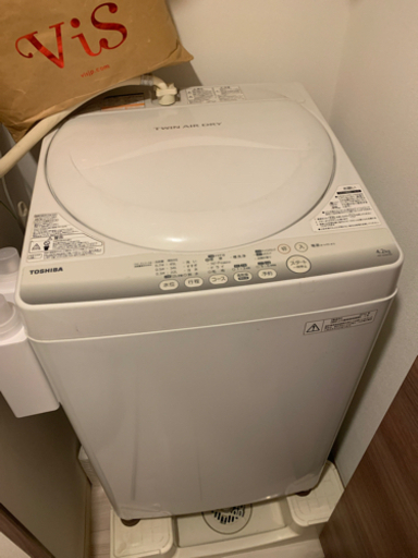 東芝 洗濯機 TOSHIBA AW-425M(W）