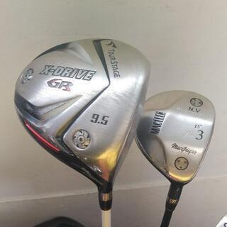 テーラーメイドキャディバッグ&ゴルフクラブ13本まとめてセットの画像