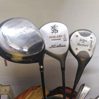 ダイワキャディバッグ&ゴルフクラブ14本まとめてセットの画像