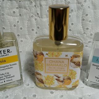 【香水30ml・３個セット】プラス【グラス２個】未使用