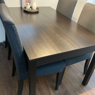 おりじなる[引取限定!]IKEA ダイニングテーブル セット ブラック IKEA ダイニングテーブルセット