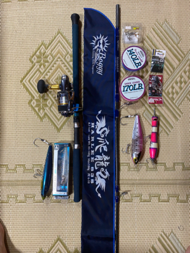 GTロッド　リール　ルアー　竿　美品