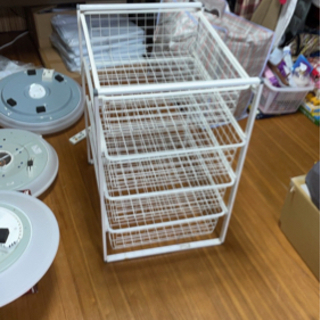 IKEA 4段　ラック　カゴ