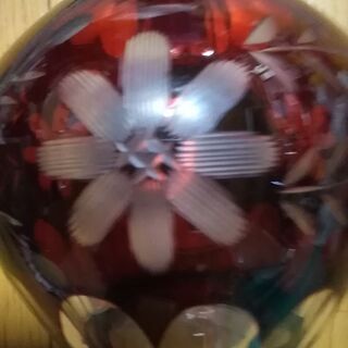 江戸切子水差し　昭和レトロ　希少価値　50年以上前実家整理品　手作り一点物の画像