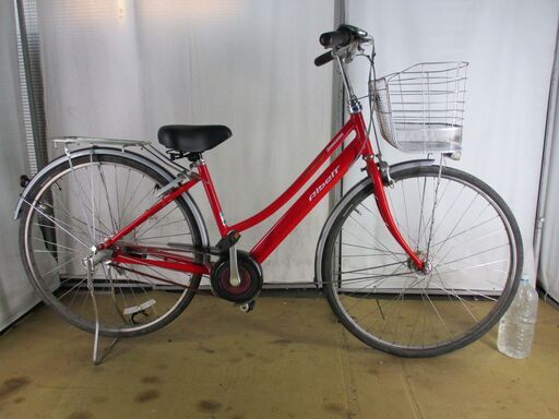 B481★19800円　ブリヂストン　アルベルト　レッド★ 中古自転車 【27インチ 】