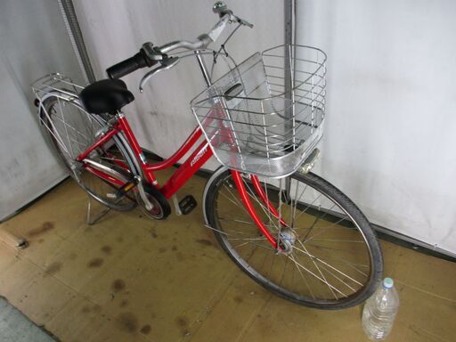 B481★19800円　ブリヂストン　アルベルト　レッド★ 中古自転車 【27インチ 】