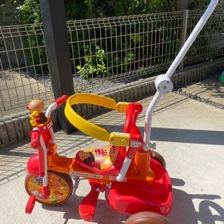 アンパンマン　折り畳み三輪車　オールインワン