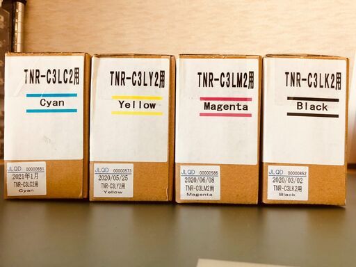 ＯＫＩリサイクルトナー　TNR-C3L　ブラック・シアン・マゼンタ・イエロー4本セット