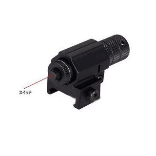 レーザーサイト 20mmレール対応 20mm レッドの画像