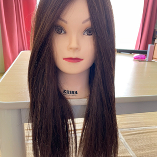 カットマネキン　ERINA  人毛50.ファイバー50