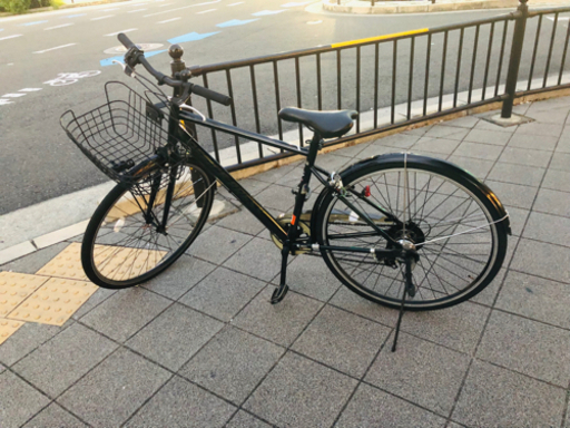 クロスバイク　カゴ付き
