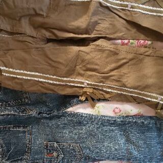 女児150サイズ シャーリーテンプル ブランドズボン2本 エンジ...