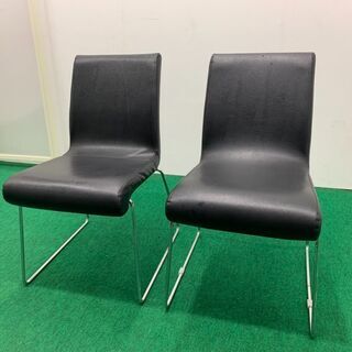 中古　W420　ミーティングチェア　ブラック　龍ヶ崎倉庫