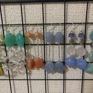 ピアス  ハンドメイド  アクセサリー  デコパーツ  プラパーツの画像