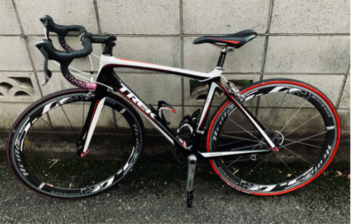 【値段交渉可'常識的な範囲で！'】状態良好！TREK Madone 4.7 ULTEGRA & AEOLUS 5.0 ACCカーボンホイール 2009年製フルカーボン