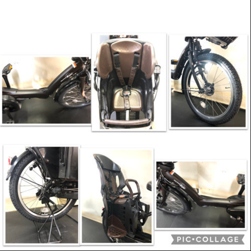 関東全域送料無料 保証付き 電動自転車　ヤマハ　パスキスミニ　20インチ 3人乗り　8.7ah デジタル