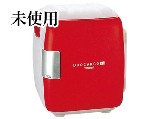 GM684【未使用】2電源式コンパクト　電子冷保温ボックス　ツインバード　OR-C638　赤　ミニ冷蔵庫　アウトドア　リサイクルショップ　ケイラック朝霞田島店　ケイラック　埼玉県　朝霞市　田島　和光市　志木市　新座市　富士見市　ふじみ野市　三芳町　戸田市　蕨市　さいたま市(岩槻以外)　川越市　所沢市　上尾市　東京都　板橋区　練馬区　清瀬市