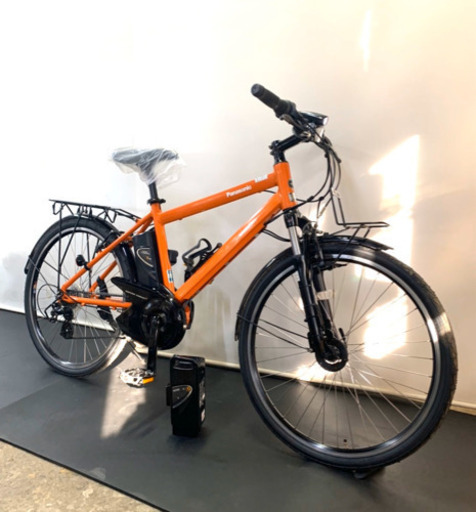 関東全域送料無料 保証付き 電動自転車　バッテリー2本　パナソニック　ハリヤ　26インチ　8ah デジタル